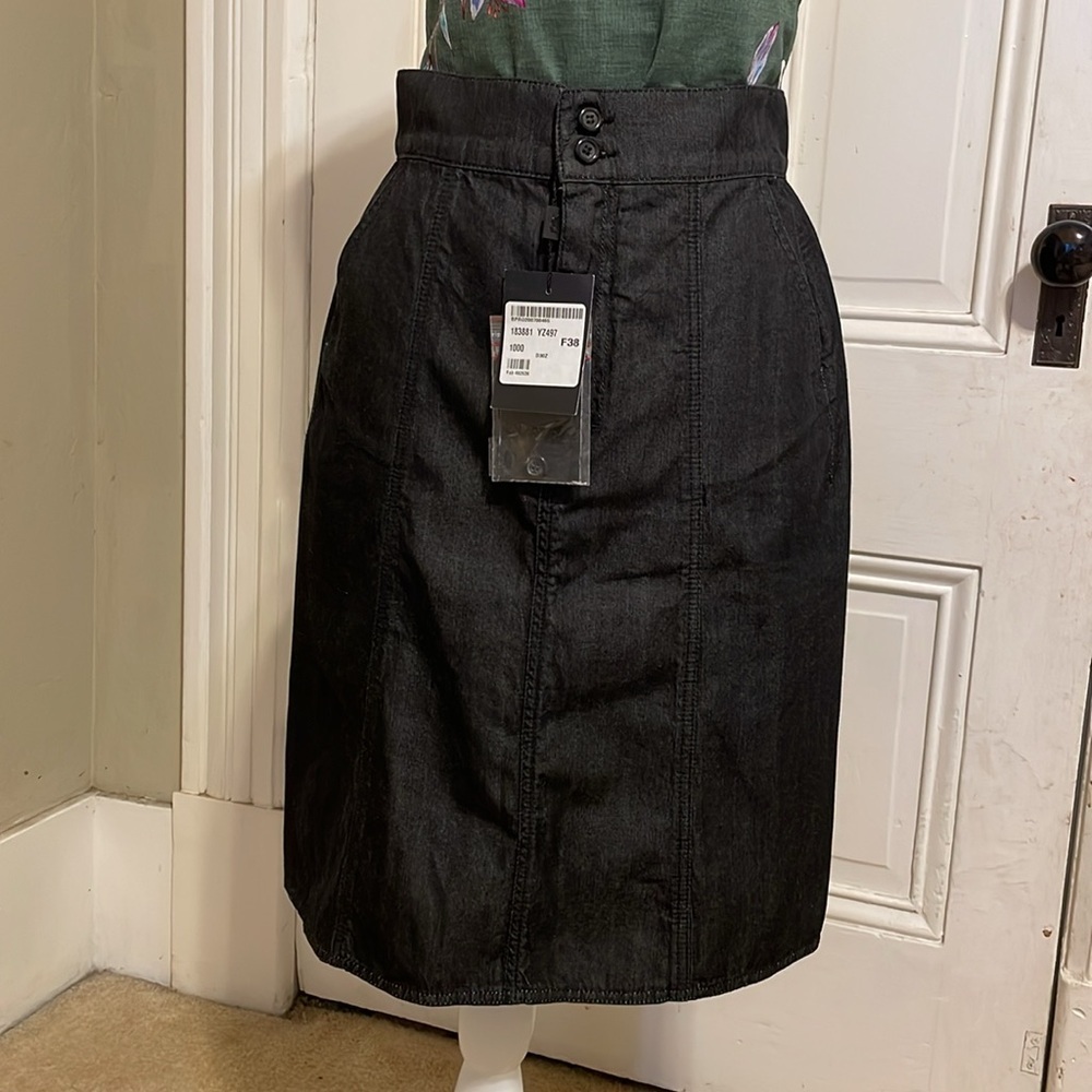 YSL Dark Grey Denim Skirt - Picture 9 of 13